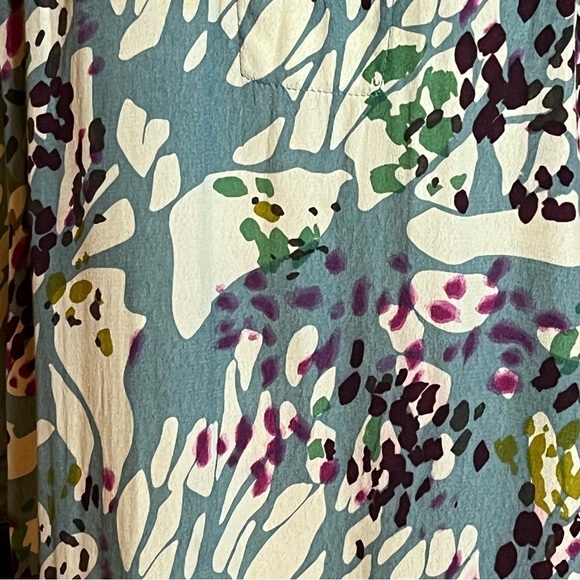 Anthropologie Dolan Left Coast Wanderlust Dress Green Floral V Neck Shift XS P - Picture 3 of 6